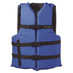 Picture of Onyx Outdoors 103000-500-005-12 Adult Oversize Life Jacket Blue Type III PFD