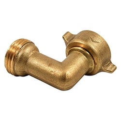 Picture of Camco 22502 90 Degree Hose Elbow with Gripper - Brass Garden Hose Fitting
