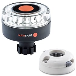 Picture of Navisafe 042KIT5 Navilight 360° 2NM White LED Navigation Light with Horizontal Mount