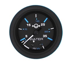 Picture of Seastar Solutions 68394P 2 Inch Water Pressure Gauge Kit 0-40 PSI Outboard