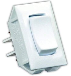 Picture of JR Products 13435 SPDT On-Off-On Rocker Switch White