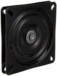 Picture of Swivl-Eze 17720 Black Powder Coated Seat Swivel 0-Degree Flat Mount