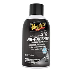 Picture of Meguiars G181302 Whole Car Air Re-Fresher Odor Eliminator Black Chrome Scent 2oz