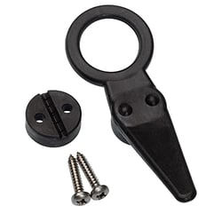 Picture of Barton Marine 52 111 Shroud Cleat with Eye - Black Nylon 4"