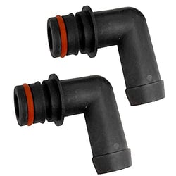 Picture of Johnson Pumps 09-46939 KlickTite 90 Degree Port Connectors 3/4" Hose Barb