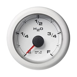 Picture of VDO Gauges A2C1065900001 OceanLink Waste Water Gauge 52mm White Marine