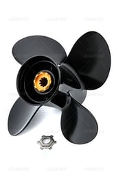 Picture of Solas 3513-143-19 Amita 4 Blade Aluminum Propeller 19 Pitch Yamaha