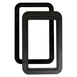 Picture of AP 0152014782 Thin Shade Entry Door Window Frame Inner and Outer Black