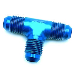 Picture of SPEEDFX 560624 -6AN Flare Tee Fitting Blue Anodized Aluminum