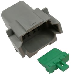 Picture of Pico Wiring 5998PT 8-Way Female Connector Housing with Wedge Lock