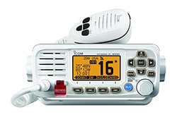 Picture of Icom M330 WHITE Ultra Compact VHF Marine Radio Fixed Mount White
