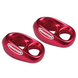 Picture of Ronstan RF8080R-2 Sheaveless Block 3/16" Line 1/4" Webbing Red Pair