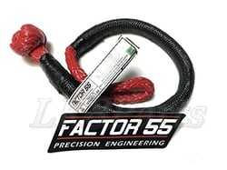 Picture of Factor 55 00066 Extreme Duty Soft Shackle 3/8" x 10" Red Plasma Rope