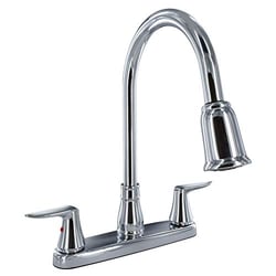 Picture of Valterra PF221306 Catalina Two Handle Kitchen Faucet 8-Inch Chrome