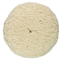 Picture of Presta 810176 Heavy Cut Rotary Wool Buffing Pad 9 Inch Hook and Loop White