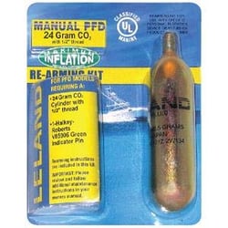 Picture of Seachoice 50-85700 Re-Arm Kit 24g CO2 Cylinder 1/2" Thread Manual Inflatable