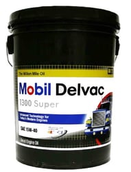 Picture of Mobil Delvac 1300 Super 15W-40 Synthetic Blend Diesel Engine Oil