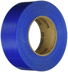 Picture of Dr. Shrink DS-702B 2" x 180' Shrink Wrap Tape Blue 9 Mil