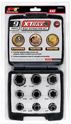 Picture of Performance Tool W38916 9-Piece 3/8" Drive SAE Bolt Extractor Set