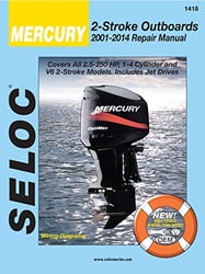 Picture of Sierra 18-01418 Seloc Marine Repair Manual for Mercury Outboards 2001-2014