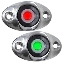 Picture of Taco Metals F38-6610D Surface Mount LED Side Navigation Light Set 1-3/4"
