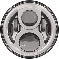 Picture of J.W. Speaker 0554961 Model 8700 Evo 2 LED Headlight 7 Inch Round Chrome Bezel