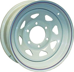 Picture of Americana Tire & Wheel 20354 Galvanized Spoke Steel Wheel 14x6 5-Lug