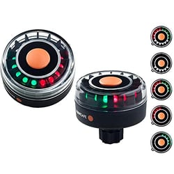 Picture of Navisafe 355-1 Navilight Tricolor LED Navigation Light 2NM with RAILBLAZA Base