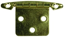 Picture of JR Products 70615 Brass Free Swing Flush Mount Door Hinge Set