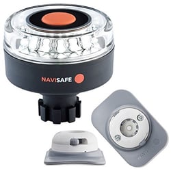 Picture of Navisafe 042KIT4 Navilight 360° 2NM All-Round White LED Navigation Light with Navibolt Base & RIB Mount