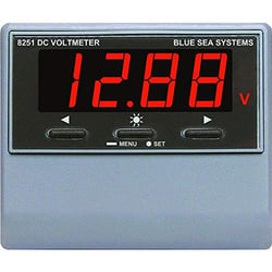 Picture of Blue Sea Systems 8251 DC Digital Voltmeter with Alarm