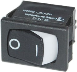 Picture of Blue Sea Systems 7481 360 Panel Rocker Switch SPST OFF-(ON) Momentary