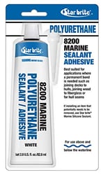 Picture of Starbrite 083301 Polyurethane Marine Adhesive Sealant White 2.8 Oz