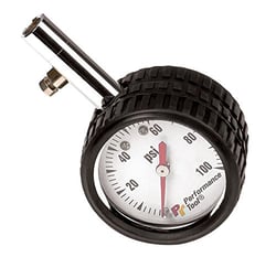 Picture of Performance Tool W1450 2" Round Tire Pressure Gauge with White Face