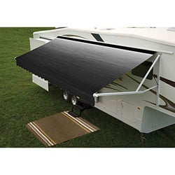 Picture of Dometic 915NR16.300UL 9100 Power Patio Awning 16' with Vinyl Weathershield LED Black Onyx