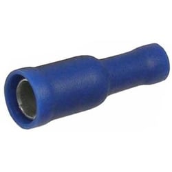 Picture of Pico Wiring 1268PT Vinyl Insulated Bullet Receptacle 16-14 AWG Blue 0.157"