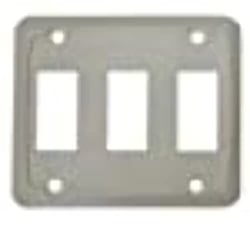 Picture of Valterra DG301VP White Triple Switch Plate Cover