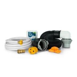 Picture of Camco 47808 Deluxe RV Starter Kit with Drinking Water Hose, Sewer Kit & Accessories