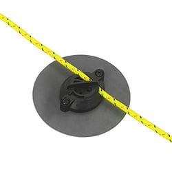 Picture of Barton Marine 60021 Quick Cleat 1/4" Rope Cleat on Hypalon Patch for Inflatables
