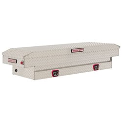 Picture of Weatherguard 154003 Compact Aluminum Saddle Box 6.0 Cu Ft Clear
