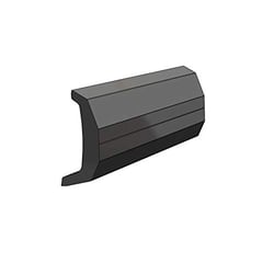 Picture of Taco Metals V21-3671BKA20D2 Rigid Vinyl Rub Rail Black 20 Foot