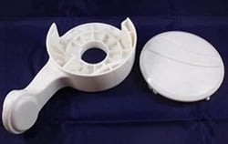Picture of Dometic 385311119 Foot Pedal and Cover Kit for 110/210 Traveller Lite Toilet White