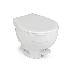 Picture of Thetford 31833 Vi Low Profile RV Toilet with Foot Flush, White