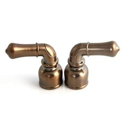 Picture of American Brass UCORB Hot & Cold Teapot Faucet Handles Oil Rubbed Bronze