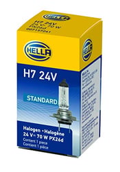 Picture of Hella H7 24V Standard Series Halogen Headlight Bulb