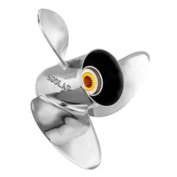Picture of Solas 6442-133-17 Titan 3 Stainless Steel Propeller 13.25 x 17 Left Hand Honda 75-130HP