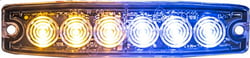 Picture of Buyers 8892208 6-LED Mini Strobe Light Amber/Blue 5-1/8 Inch