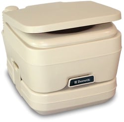 Picture of Dometic 301096202 962 Portable Toilet 2.5 Gallon Parchment