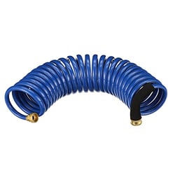 Picture of Attwood Marine 118717 Spiral Coil Water Hose 25 Feet Blue