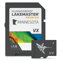 Picture of Humminbird 602006-1 LakeMaster Premium Minnesota V1 GPS Map Card with VX Technology